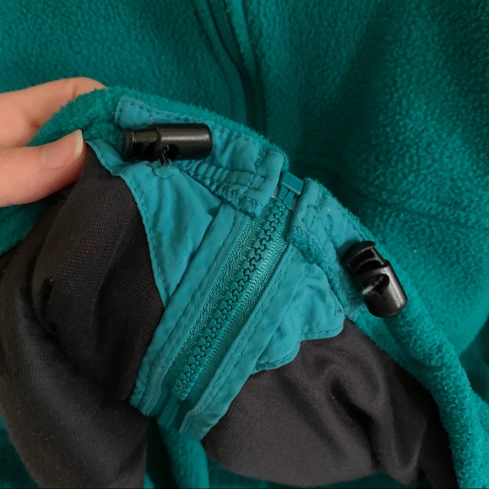 Vintage Lands End fleece zip up jacket unisex - Picture 5 of 8